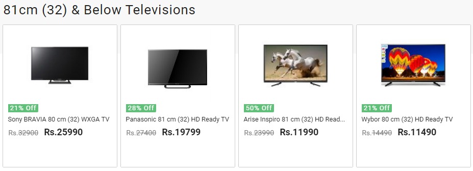 Get Ready for World cup upto 50% off on Television, DTH and Sports gear from Snapdeal