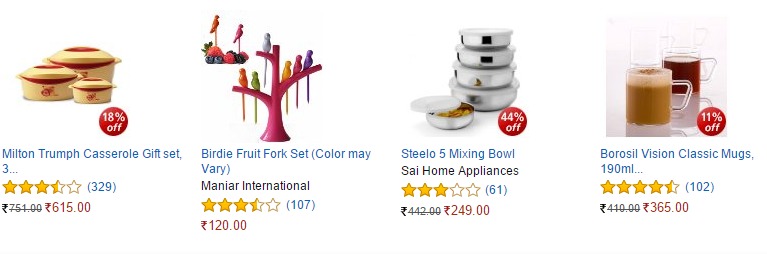 Get upto 40% off on Tableware from Amazon India